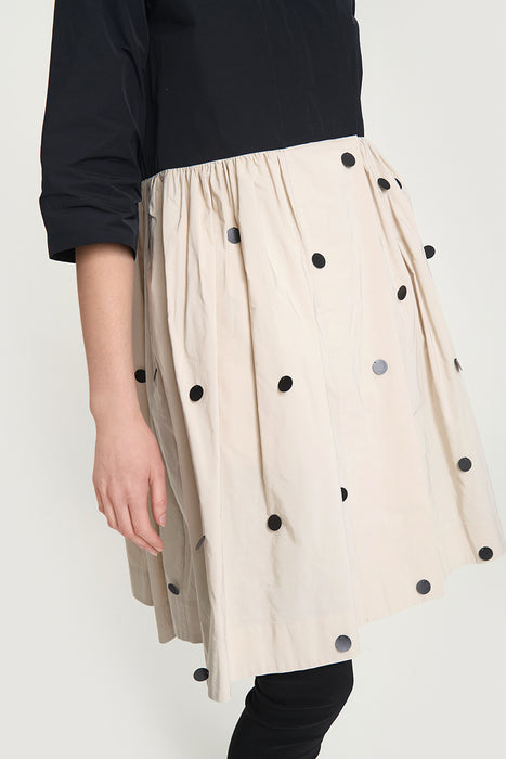 Fukkura poplin coat dress