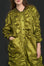 Changeant stretch coat dress