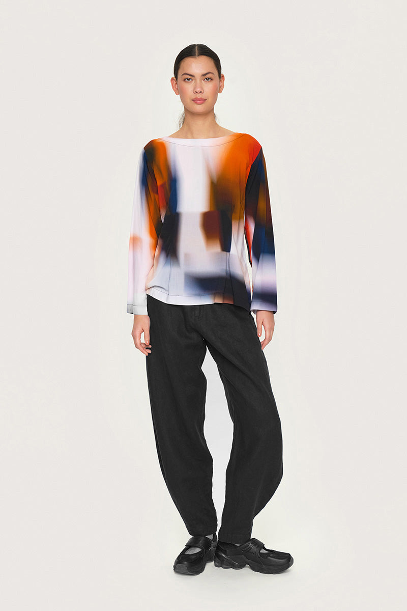 Lazy linen moderate pants