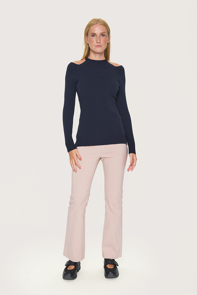 Saku knit blouse with detail