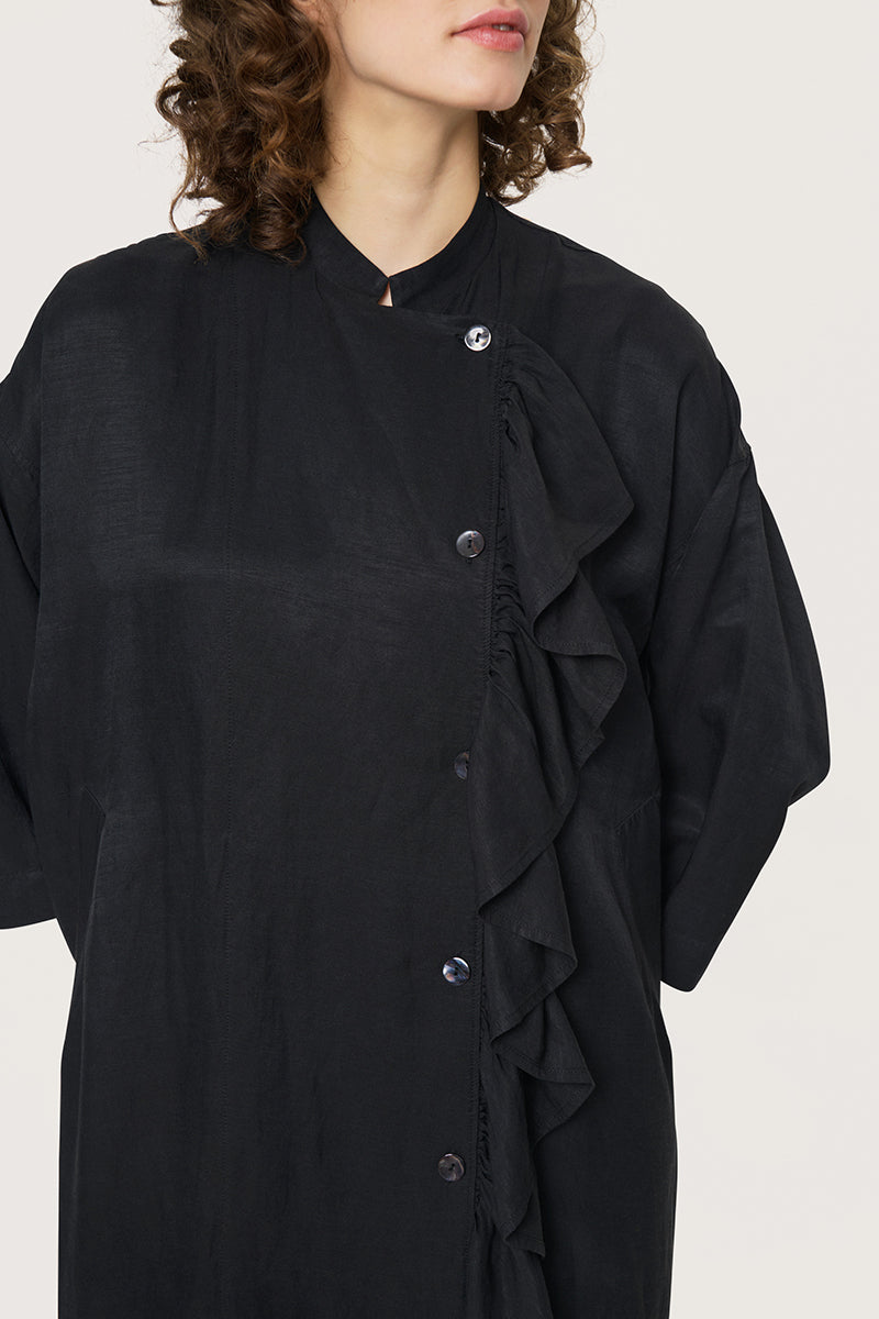 Kumamoto dress with ruffle