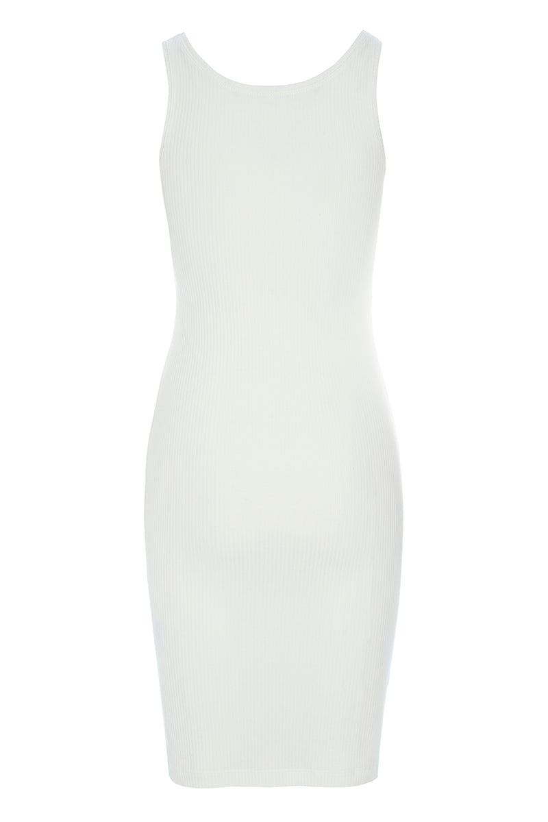Globe rib tank dress