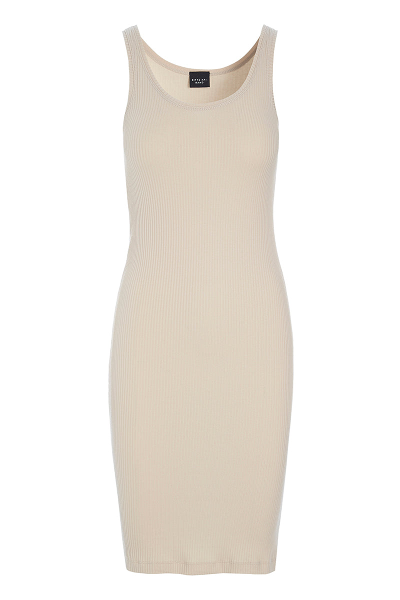 Globe rib tank dress