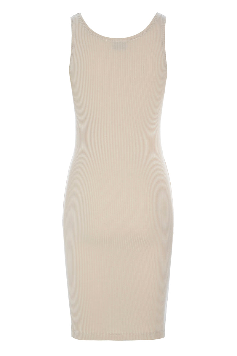 Globe rib tank dress