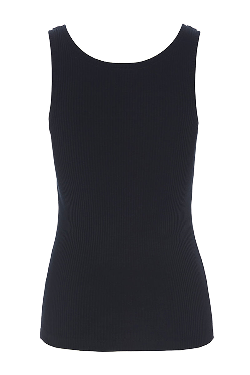 Globe rib tank top