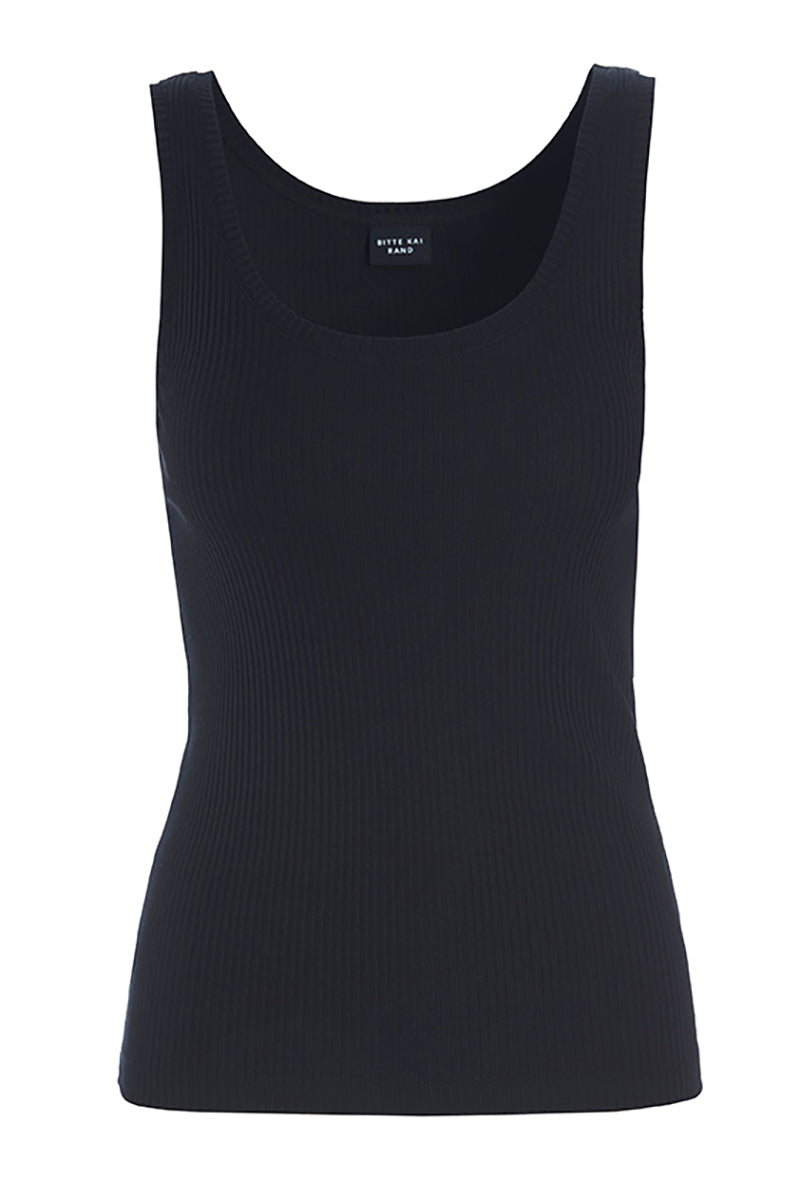 Globe rib tank top