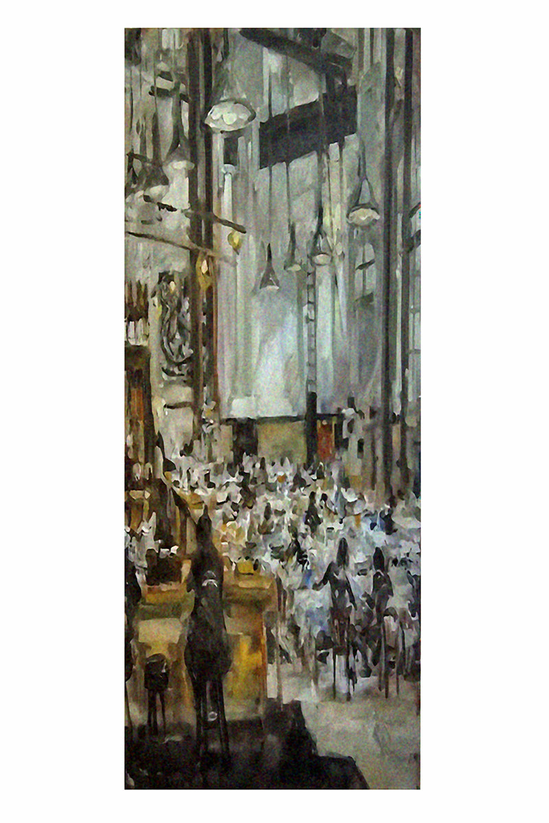 Double sided scarf cafe