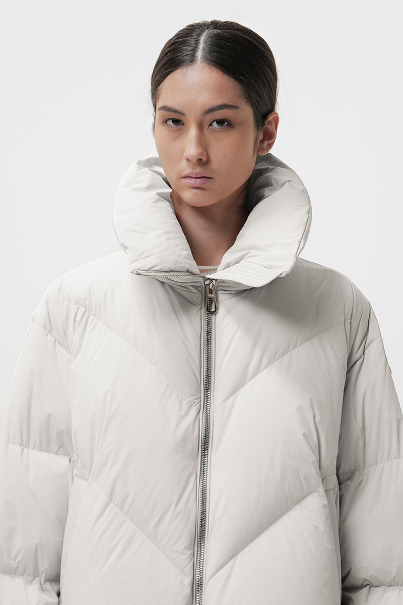 Celia faux fur down coat