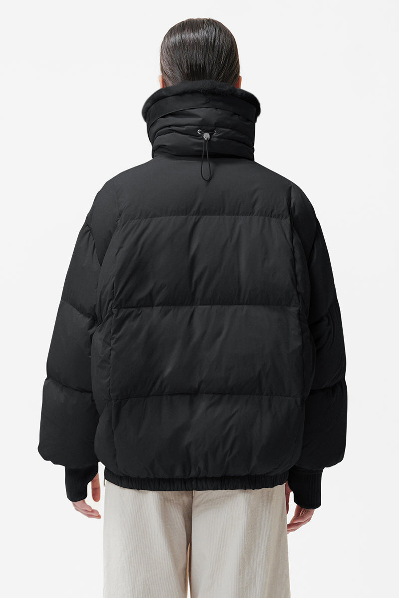 Celia faux fur down coat