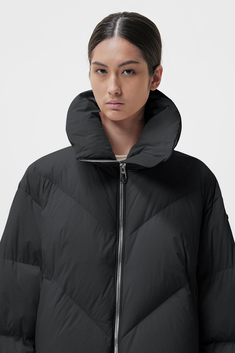 Celia faux fur down coat