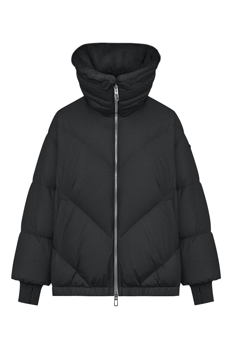 Celia faux fur down coat