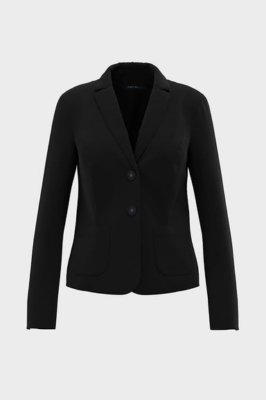 Blazer with patch pockets