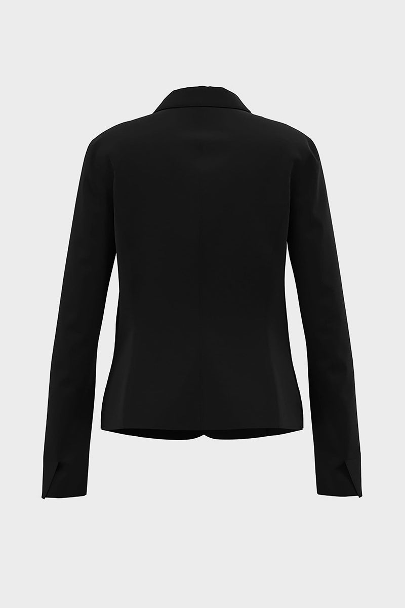 Blazer with patch pockets