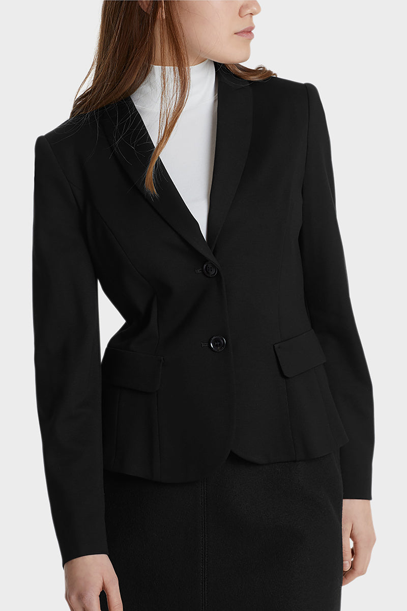 Light blazer in fine jersey