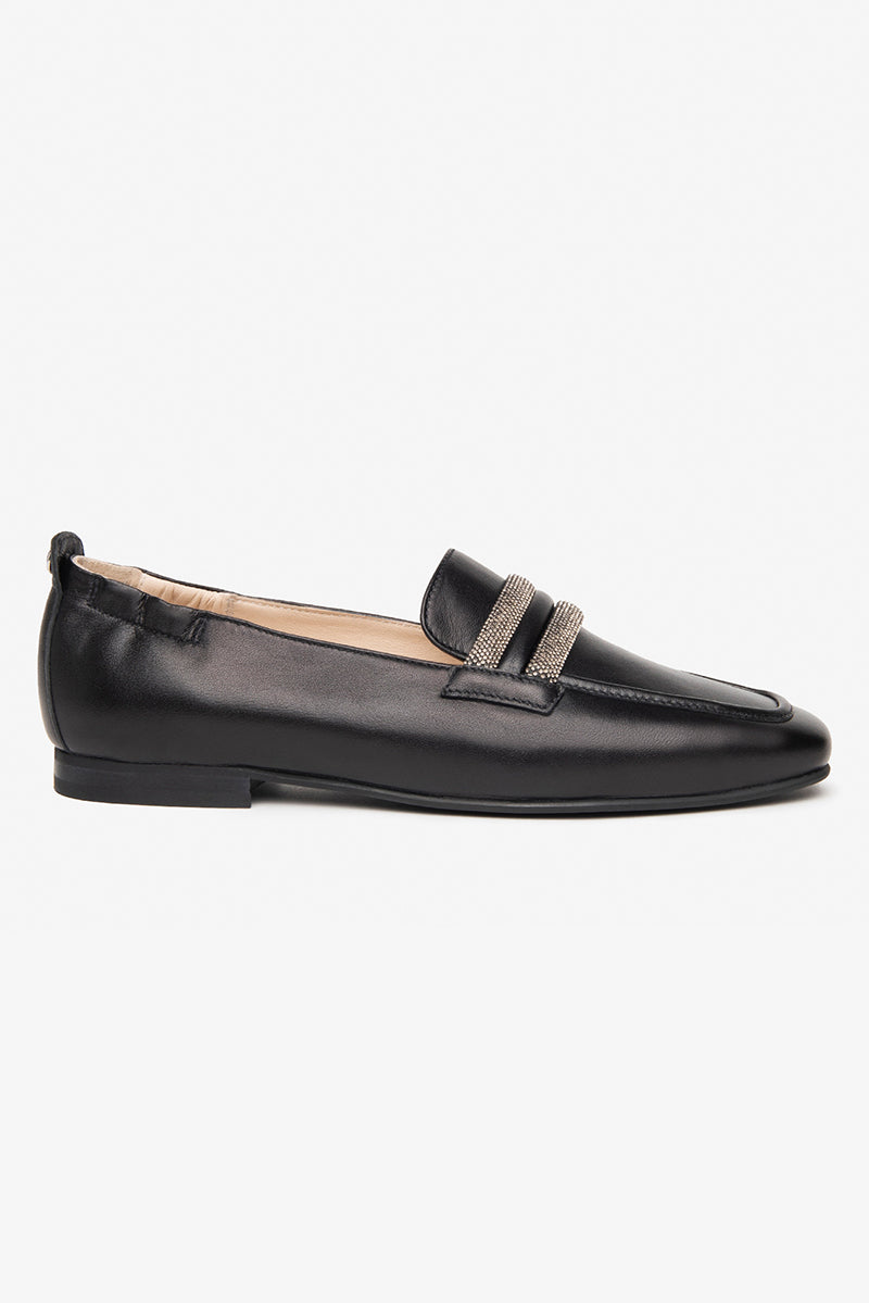 Leather loafers