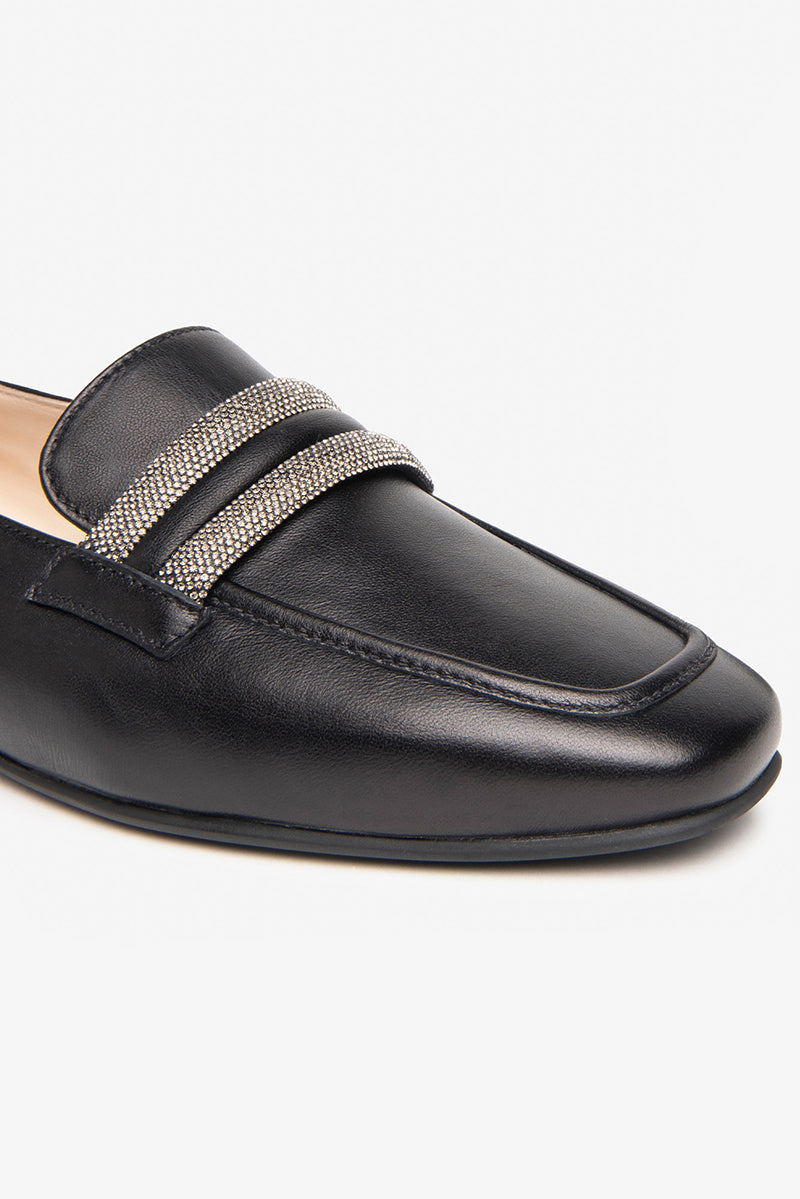 Leather loafers