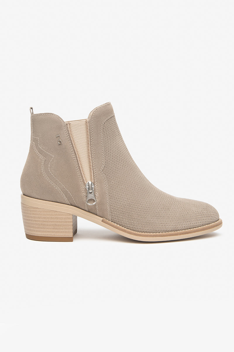 Suede ankle boots