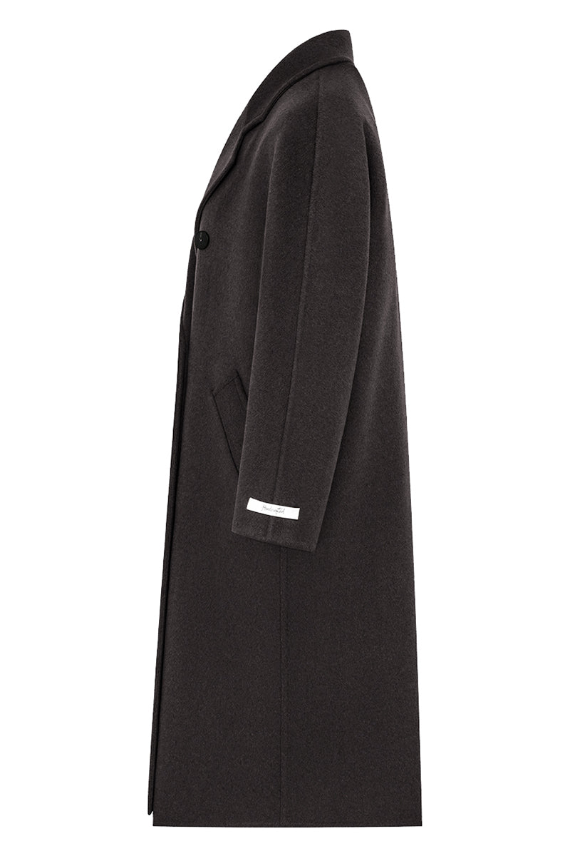 Elvia double-breasted long coat