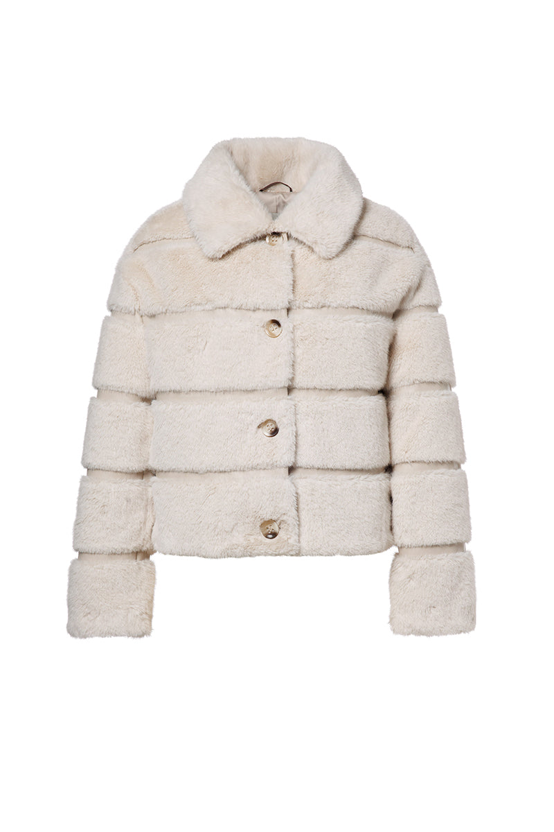 ELSIE faux fur jacket