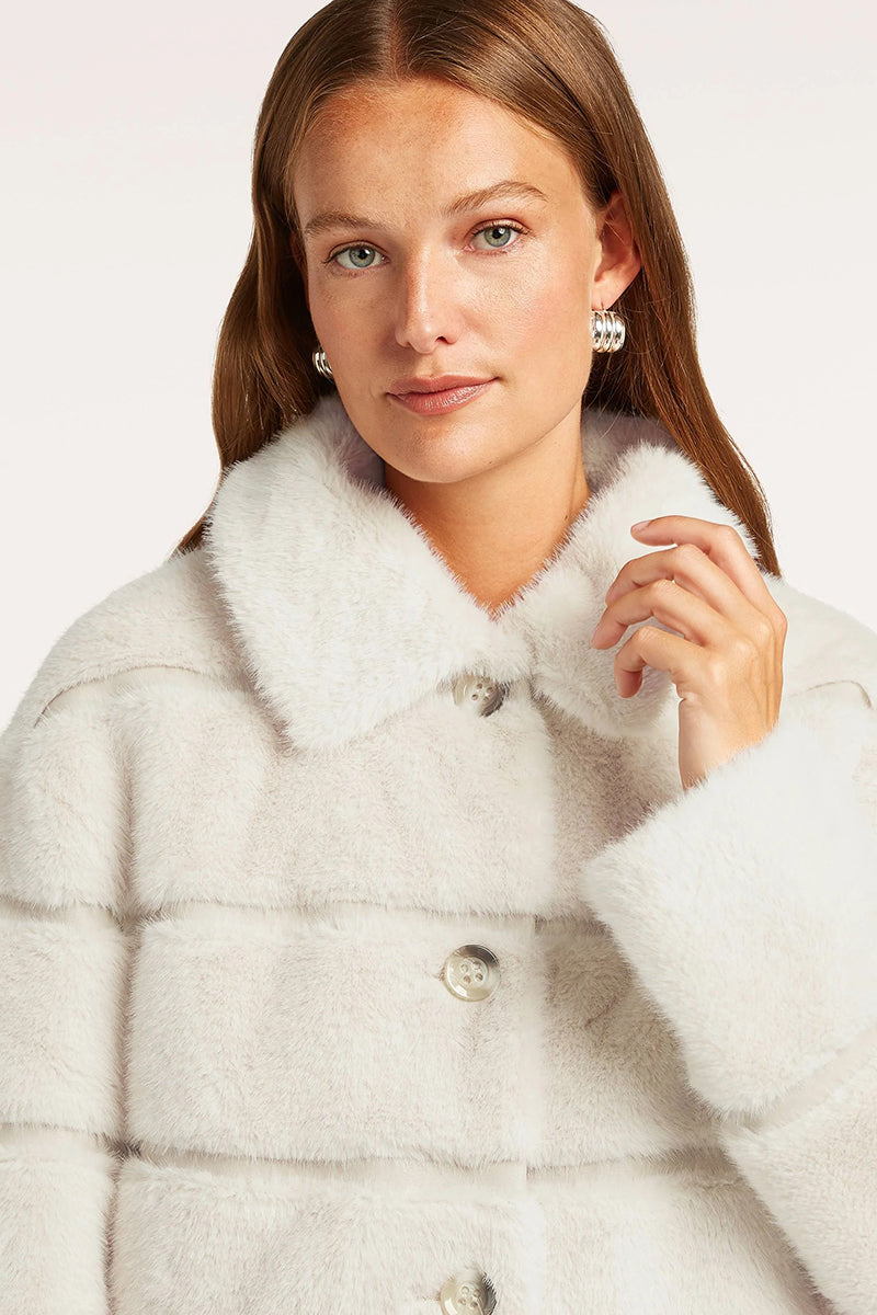 ELSIE faux fur jacket