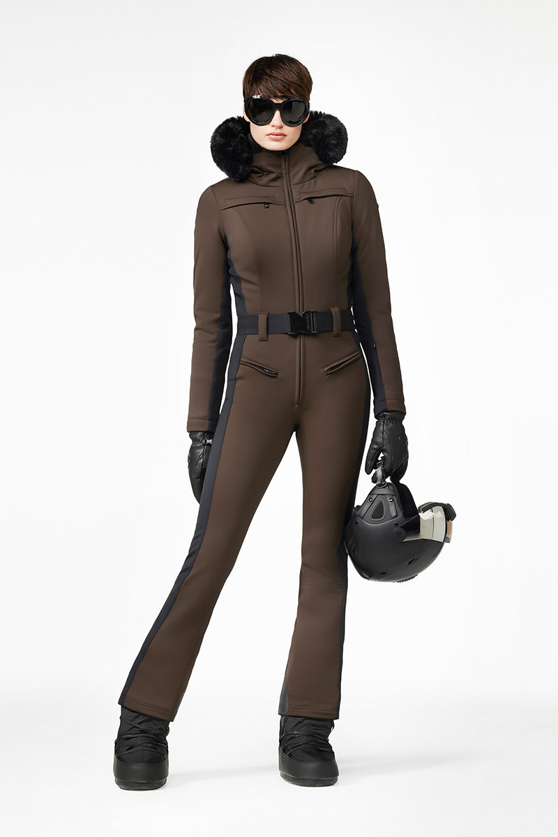 Parry Ski Suit Faux Border