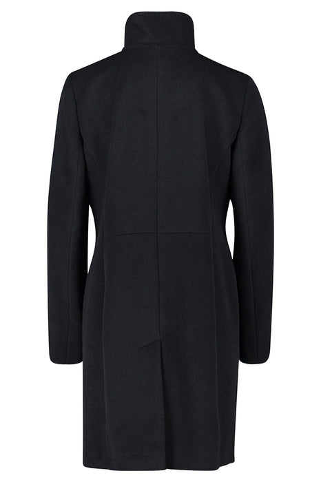 Woven wool coat