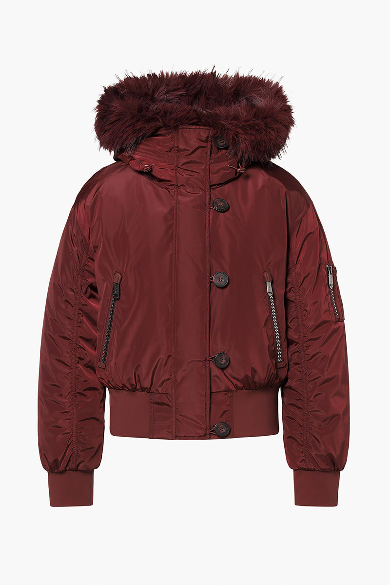 Jeanne Ski Jacket Faux Border