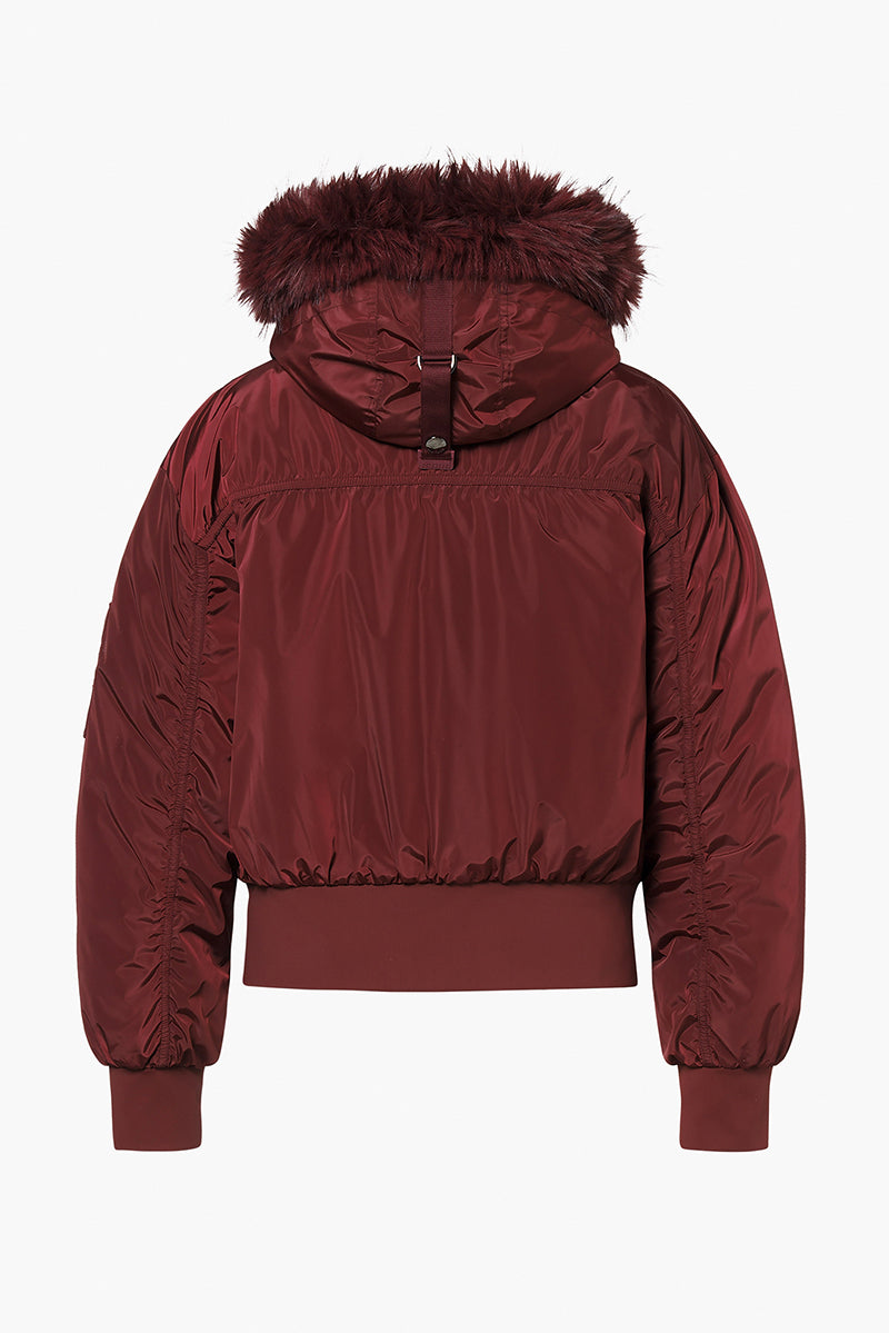 Jeanne Ski Jacket Faux Border