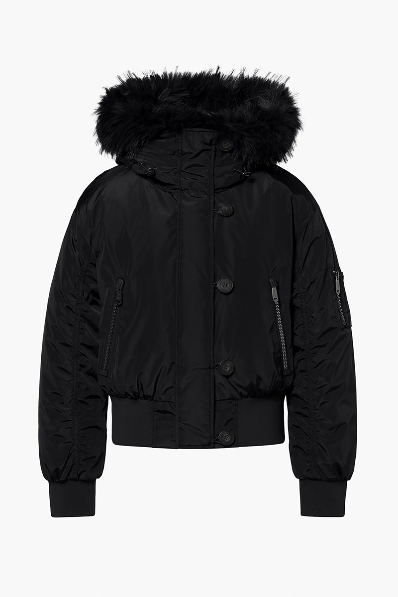 Jeanne Ski Jacket Faux Border