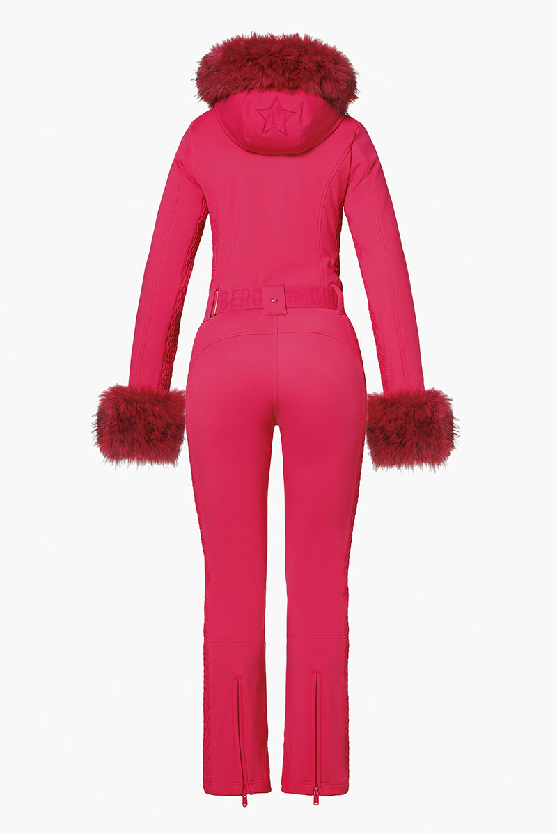 Angele Ski Suit Faux Border