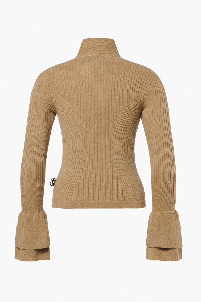 Fiori Long Sleeve Knit Sweater