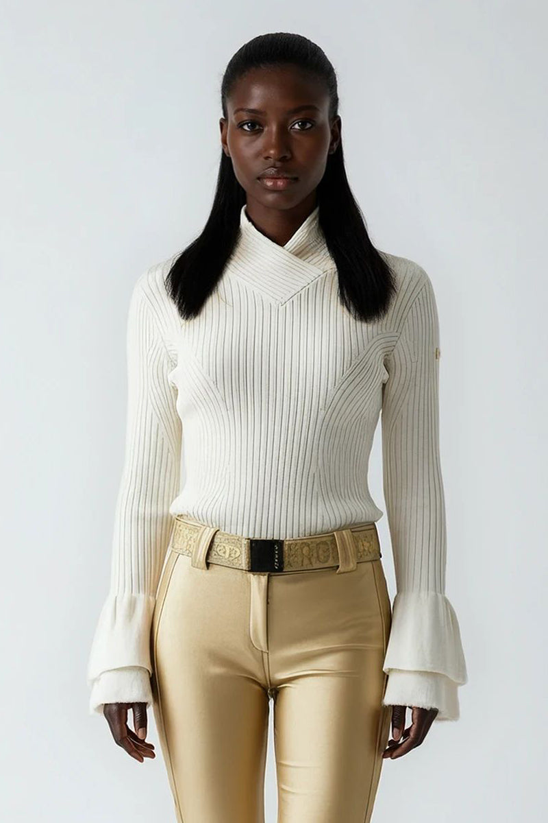 Fiori Long Sleeve Knit Sweater