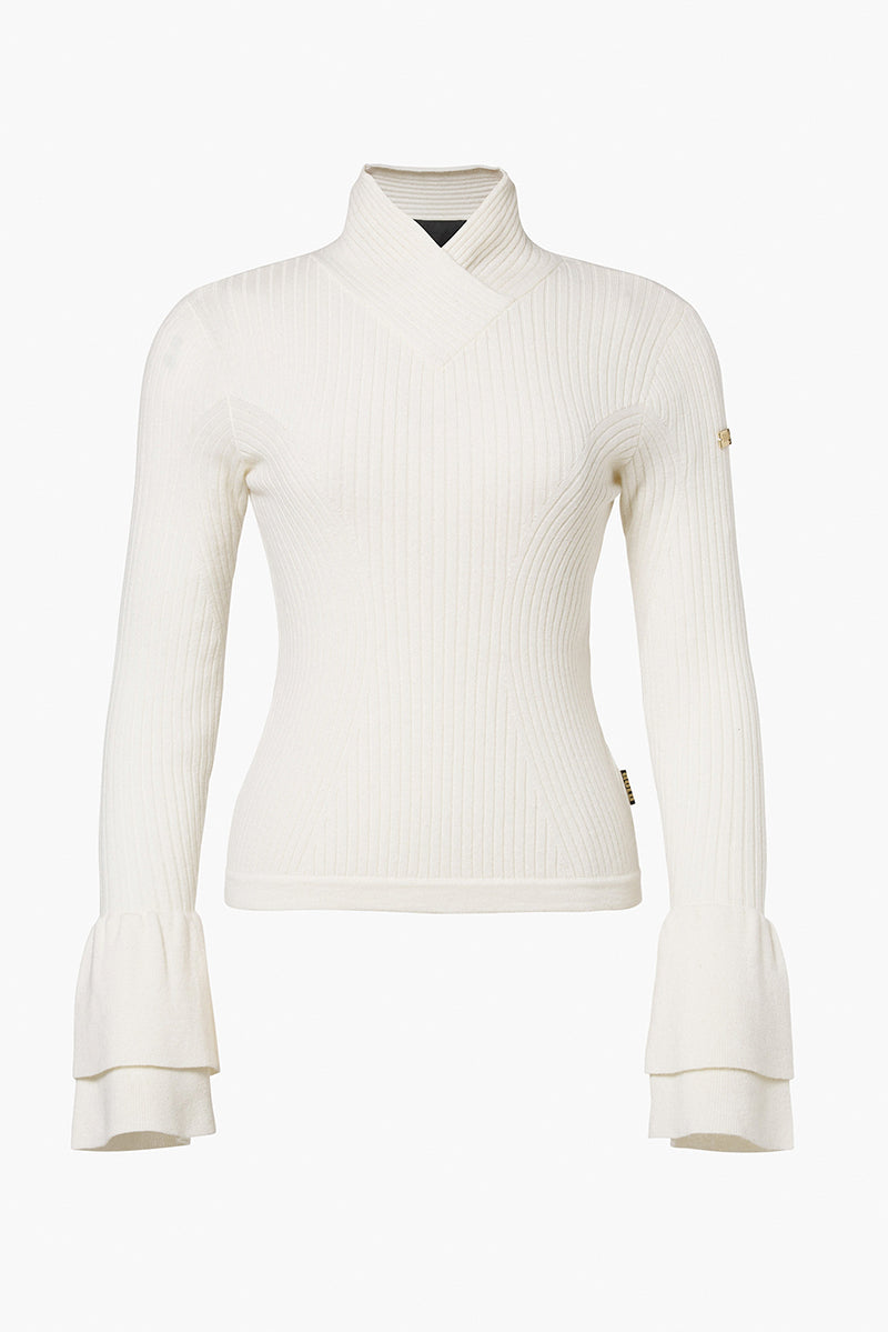 Fiori Long Sleeve Knit Sweater