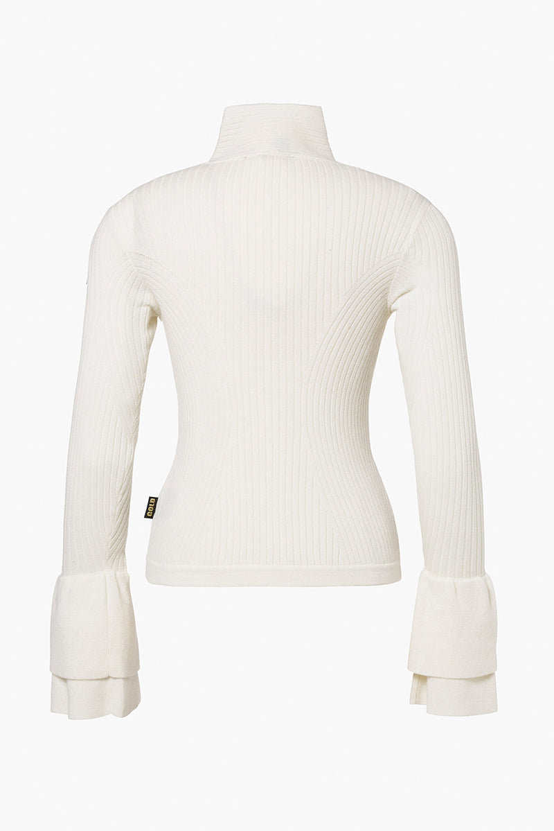 Fiori Long Sleeve Knit Sweater