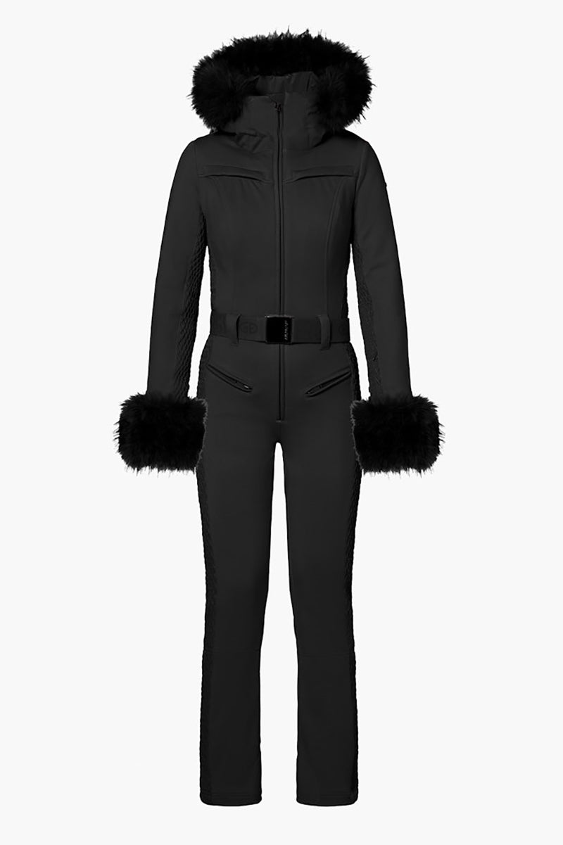 Angele Ski Suit Faux Border