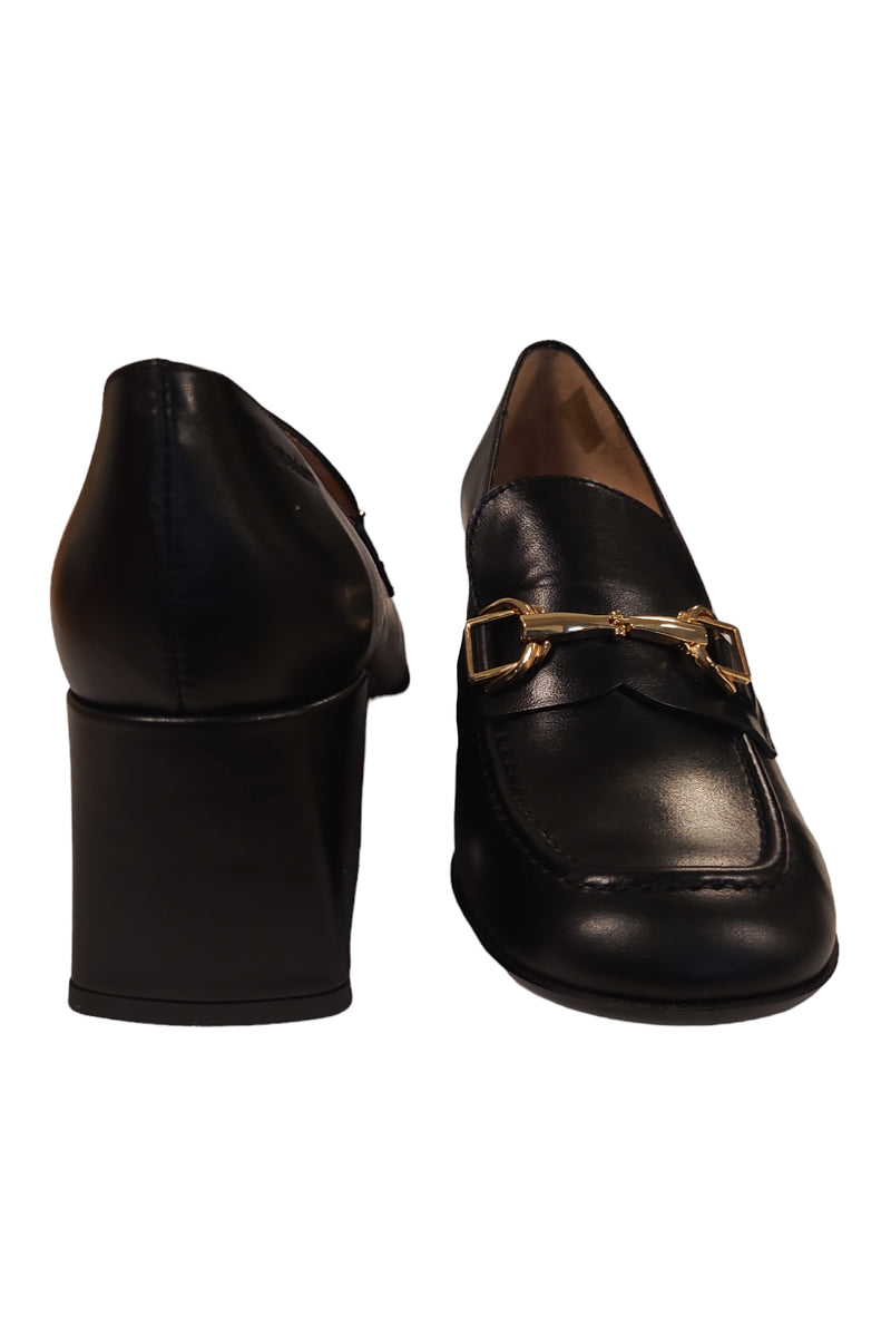 Heel moccasin Black