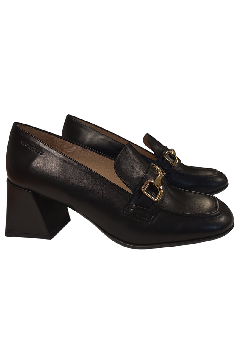 Heel moccasin Black