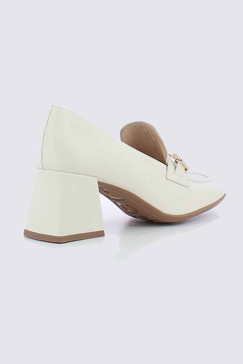 Heel moccasin Offwhite