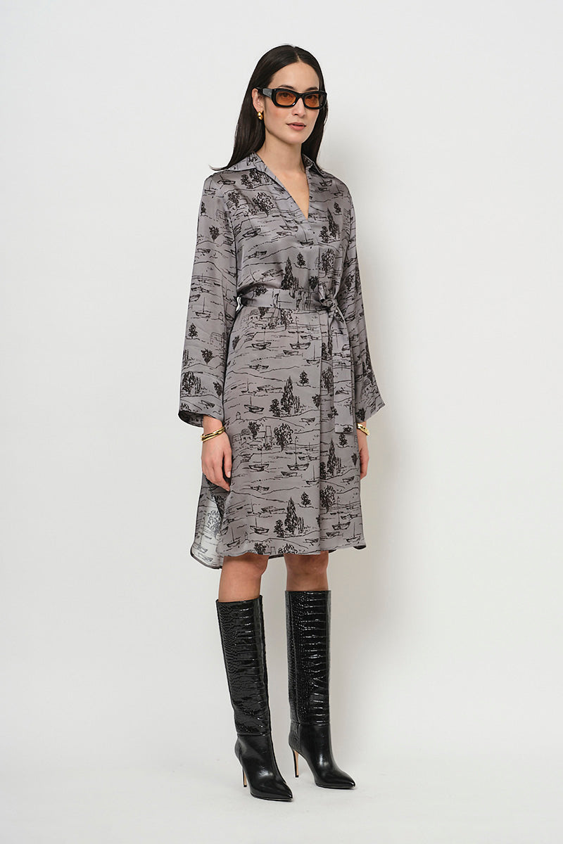 Pop over dress short