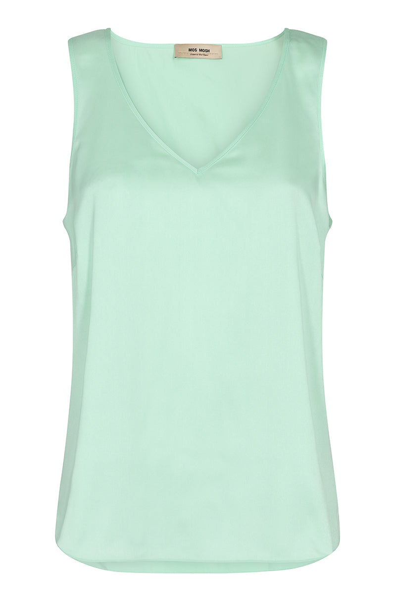 MMAstrid V-Neck Silk Tank Top