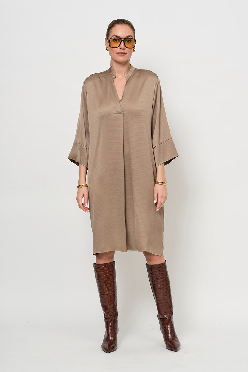 Pop-over dress short