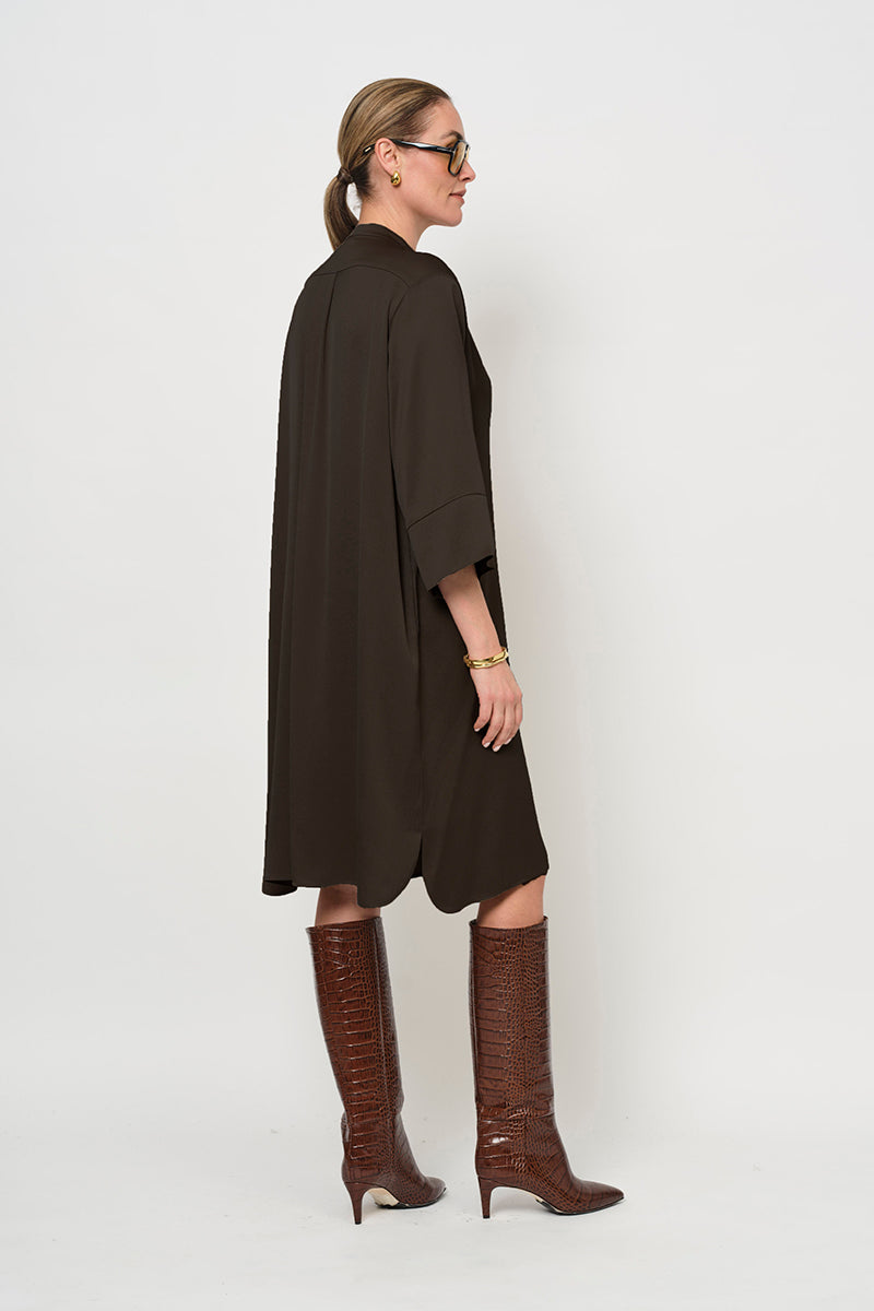 Pop-over dress short