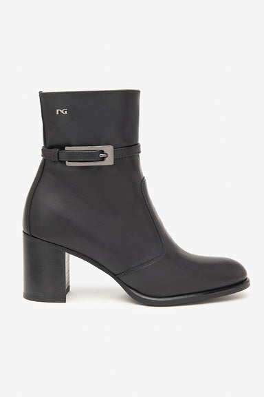 Leather ankle boots