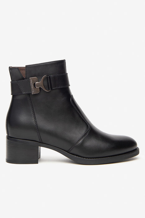 Leather ankle boots