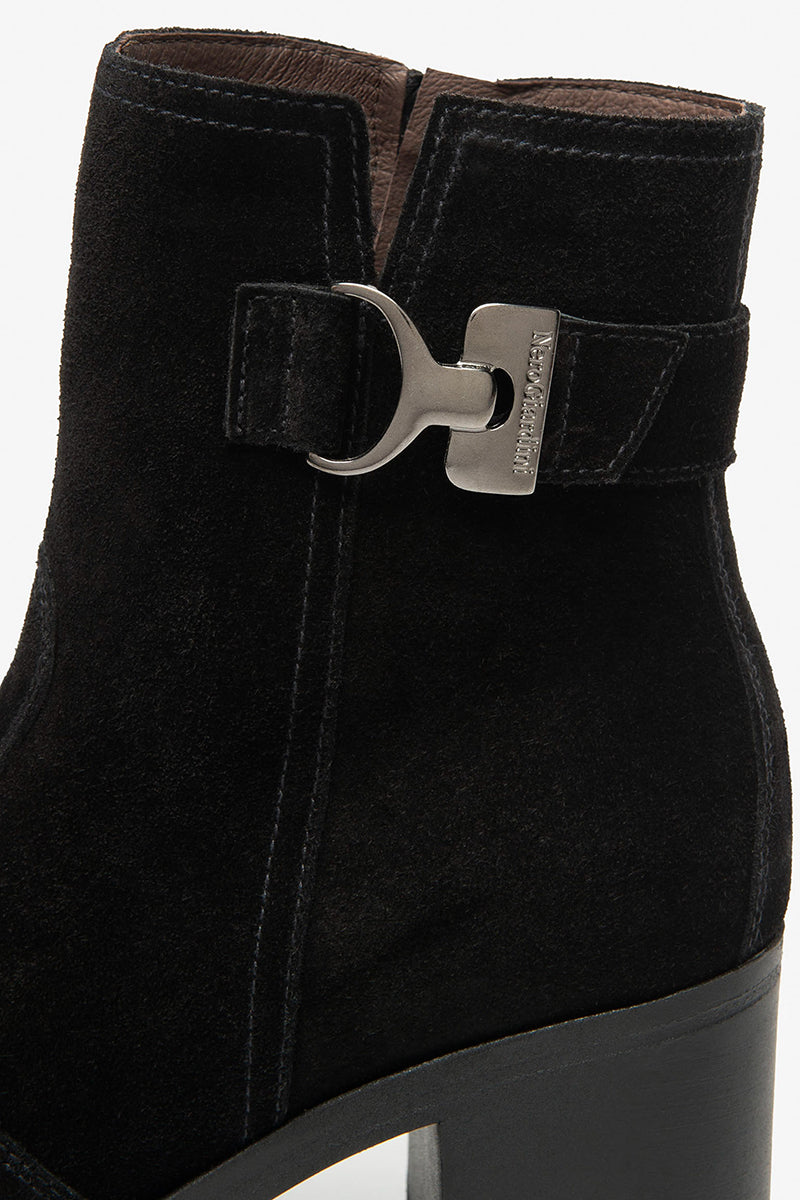 Suede ankle boots