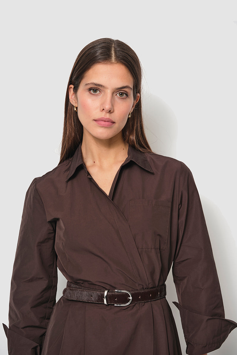 Crew neck dress