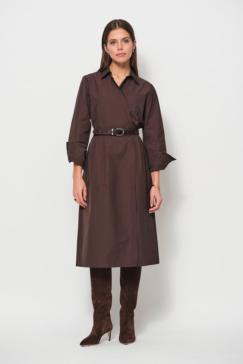 Crew neck dress