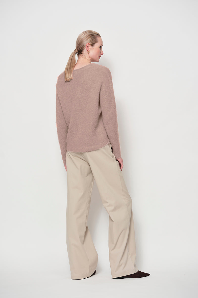 V-neck cardigan