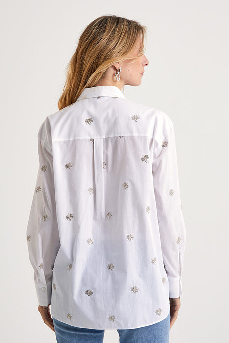 Shirt with sequins