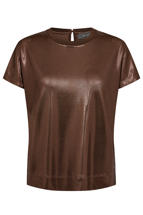 MMNivola O-neck Metallic Tee